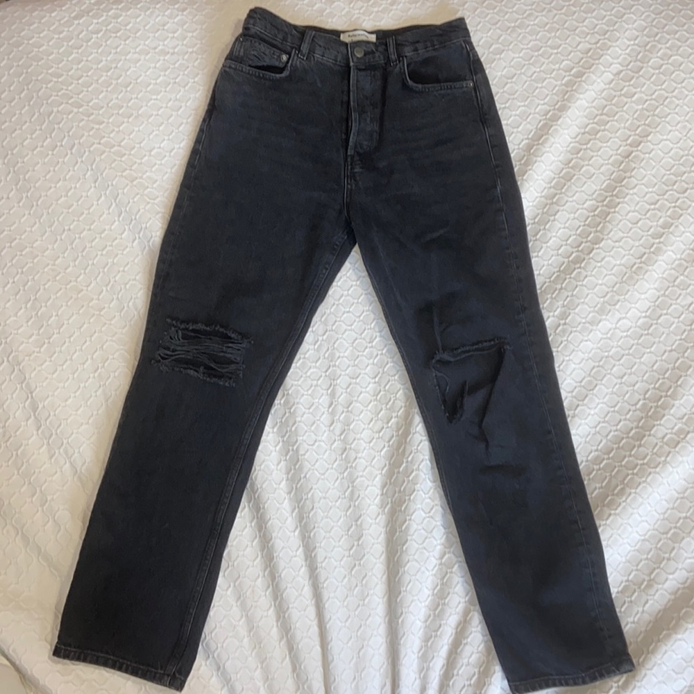 Reformation black high waisted jeans
